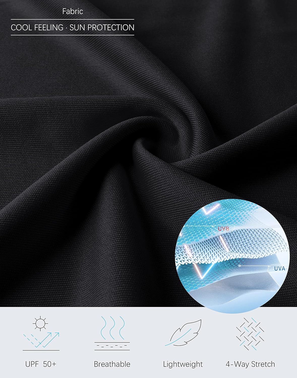 Men's Polo Shirt Long Sleeve Golf Shirts Lightweight UPF 50+ Sun Protection Cool Shirts for Men Work Fishing Outdoor - Image 4