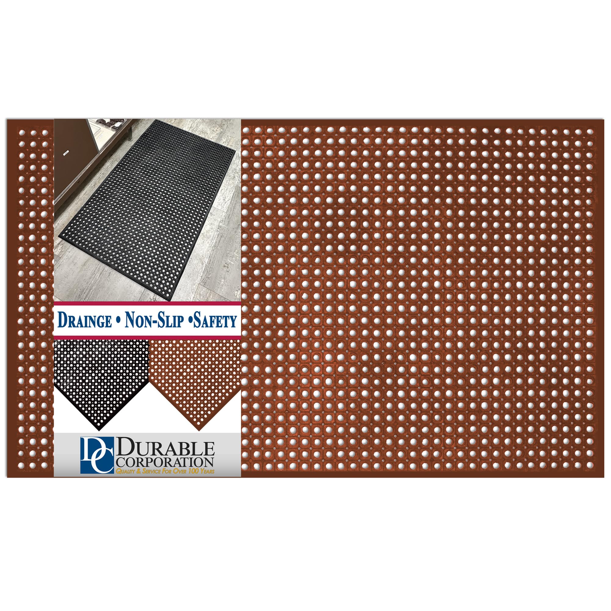 Durable Workstation Light Mat - Black -2 Durable Workstation Light Mat - Black -2