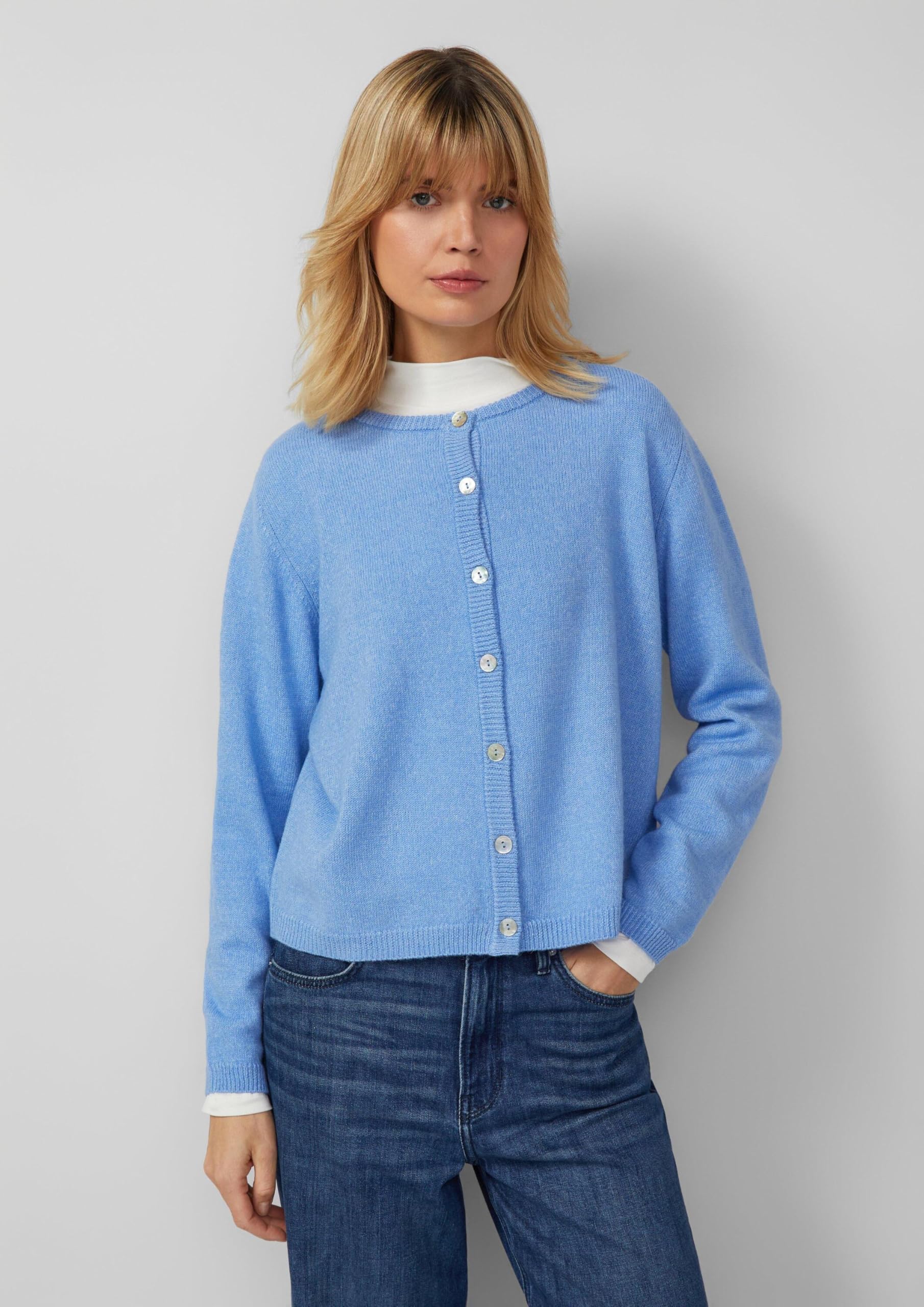 s.Oliver Weiche Strickjacke aus Alpakamix
