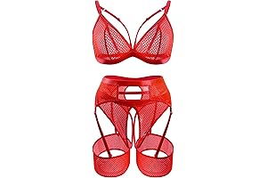 Show-stopping Crotchless Lingerie Set for Unforgettable Evenings