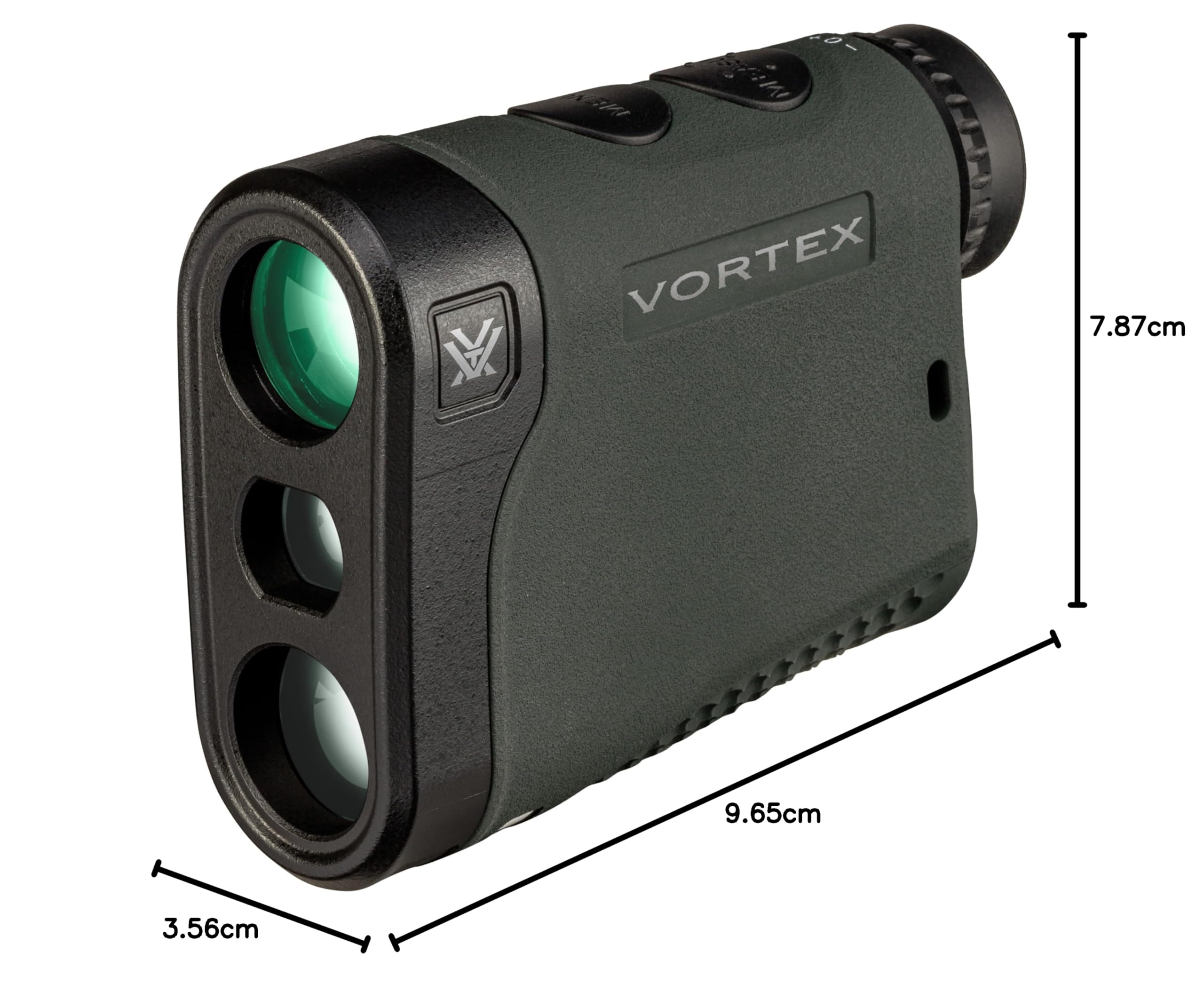 Vortex Triumph HD 850 Telémetro láser - Sistema óptico HD, pantalla LCD negra, a prueba de golpes, impermeable - Garantía ilimitada e incondicional