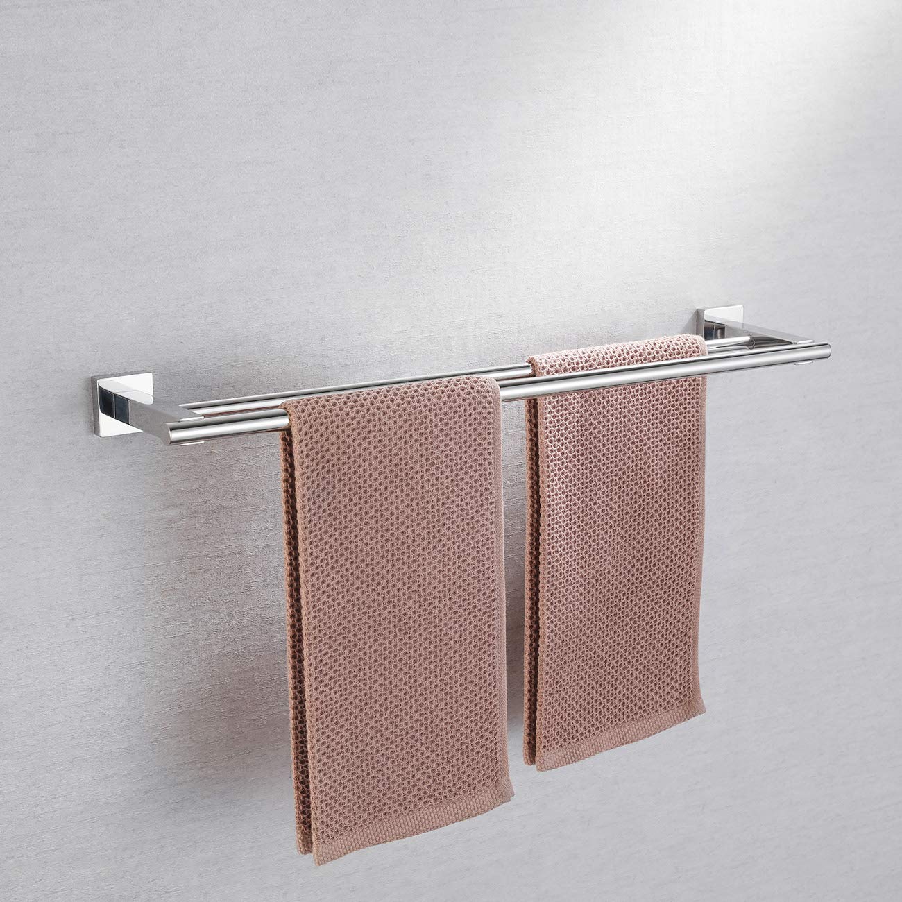 Double Barre Porte-Serviettes, 2 Barres Murale Support De Serviette