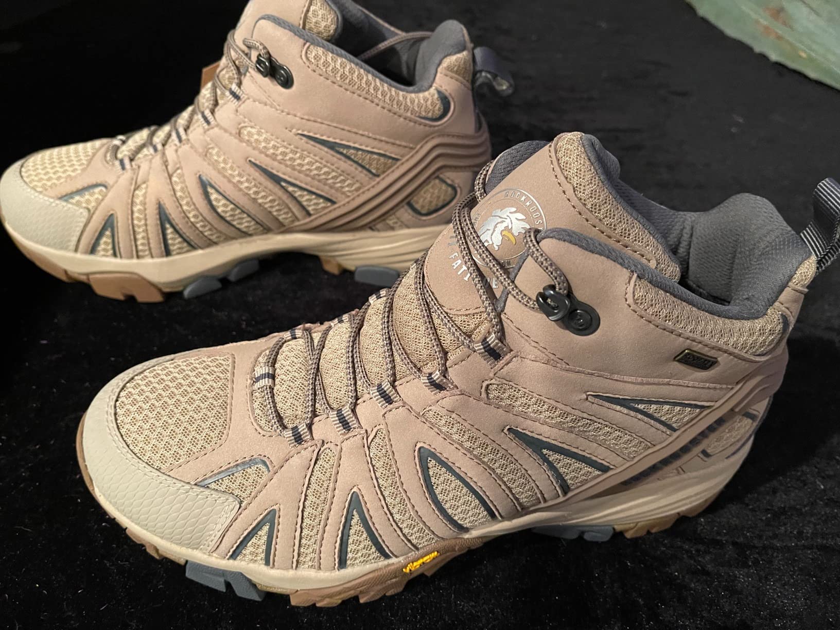 ROCKROOSTER Bedrock Brown Inch Waterproof Hiking Boots with