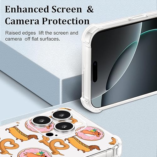 Vista 446 de Roemary Funda púrpura para iPhone 14 Pro Max con diseño de caballo azul, patrón de acuarela con protector de pantalla