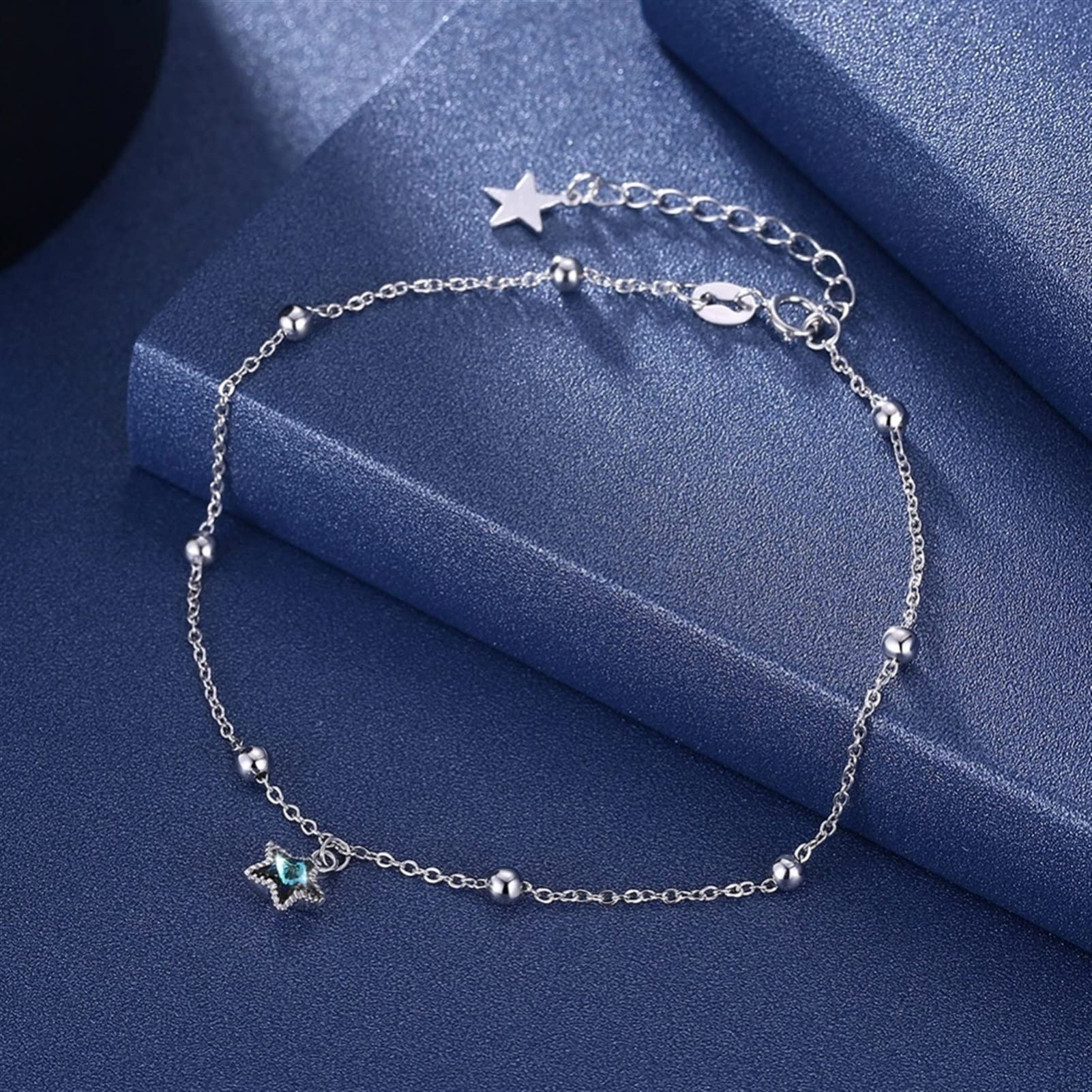 Braccialetti alla caviglia Cavigliera da donna, cavigliere Ciondolo in cristallo Piede da spiaggia Cavigliera da donna Gioielleria raffinata da indossare tutti i giorni Cavigliere da donna