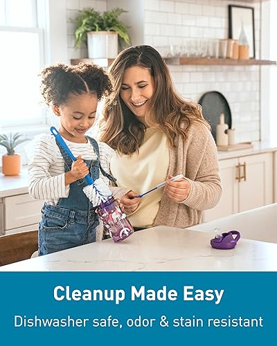 Miniatura 5 de CamelBak Eddy+ 14oz Kids Water Bottle with Tritan Renew  Straw Top, Leak-Proof When Closed