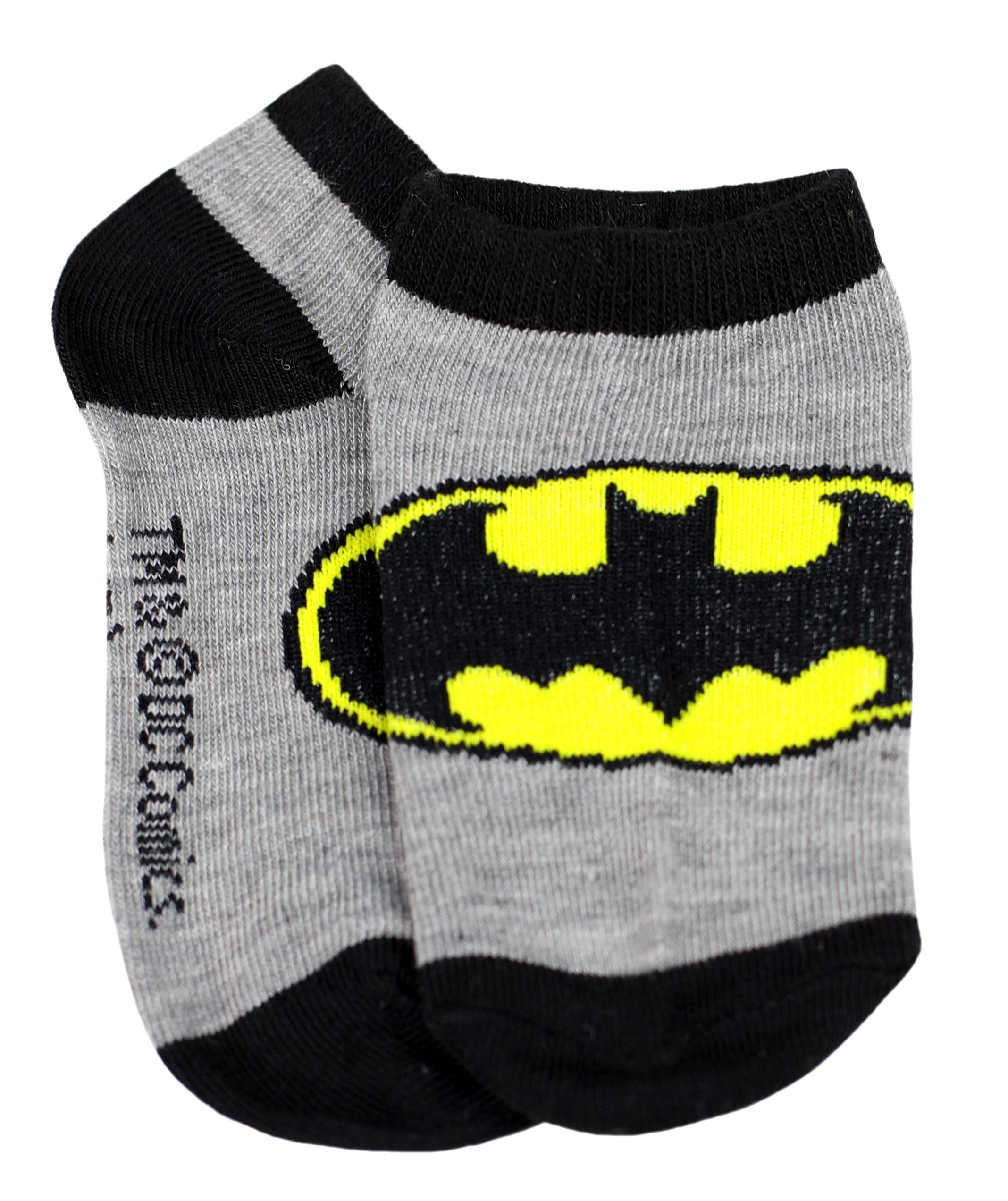 DC Comics Baby Boy's Justice League 4-Pack No Show Socks, 12M-24M (Shoe Size 3-5)