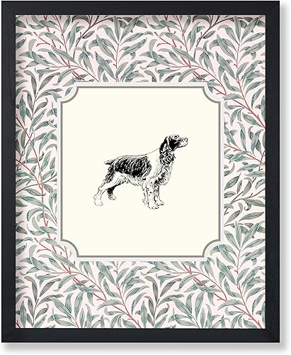 Miniatura 22 de Poster Master Impresión Vintage de Cachorro - Póster Retro de Perro - Arte Pastel - Diseño de Pared de Animal Floral - Arte Bohemio Chic -