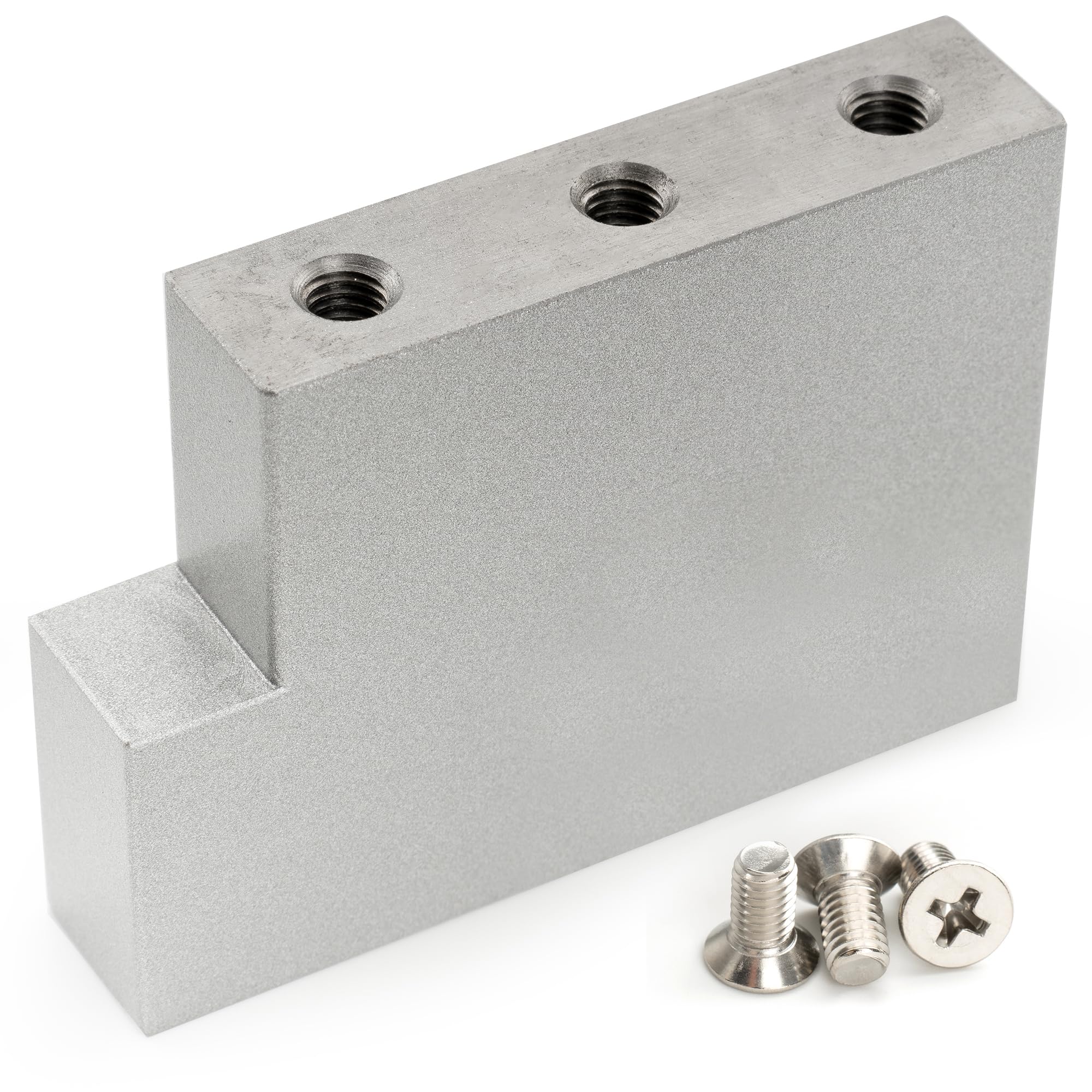Musiclily Ultra 42mm Full Solid Steel L Shaped Tremolo Block for Electric Guitar Floyd Rose Locking Tremolo Bridge