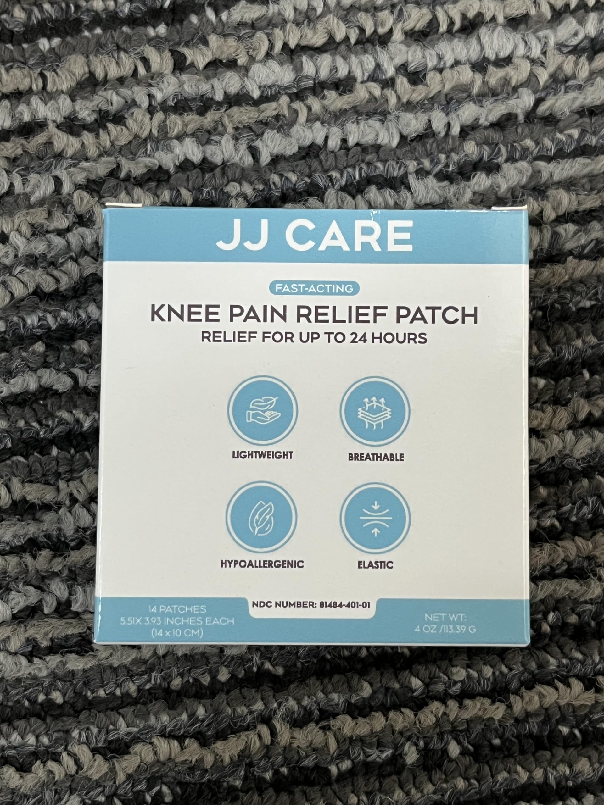 YOAPA Reusable Pain Patch, for Sore Muscle Relief - Pain Relief Patches for Back, Foot, Knee, Neck & More, Easy Adhesive Application, Fast Acting - Includes 1 Patch, 3 Adhesives&1 Carry Case-009