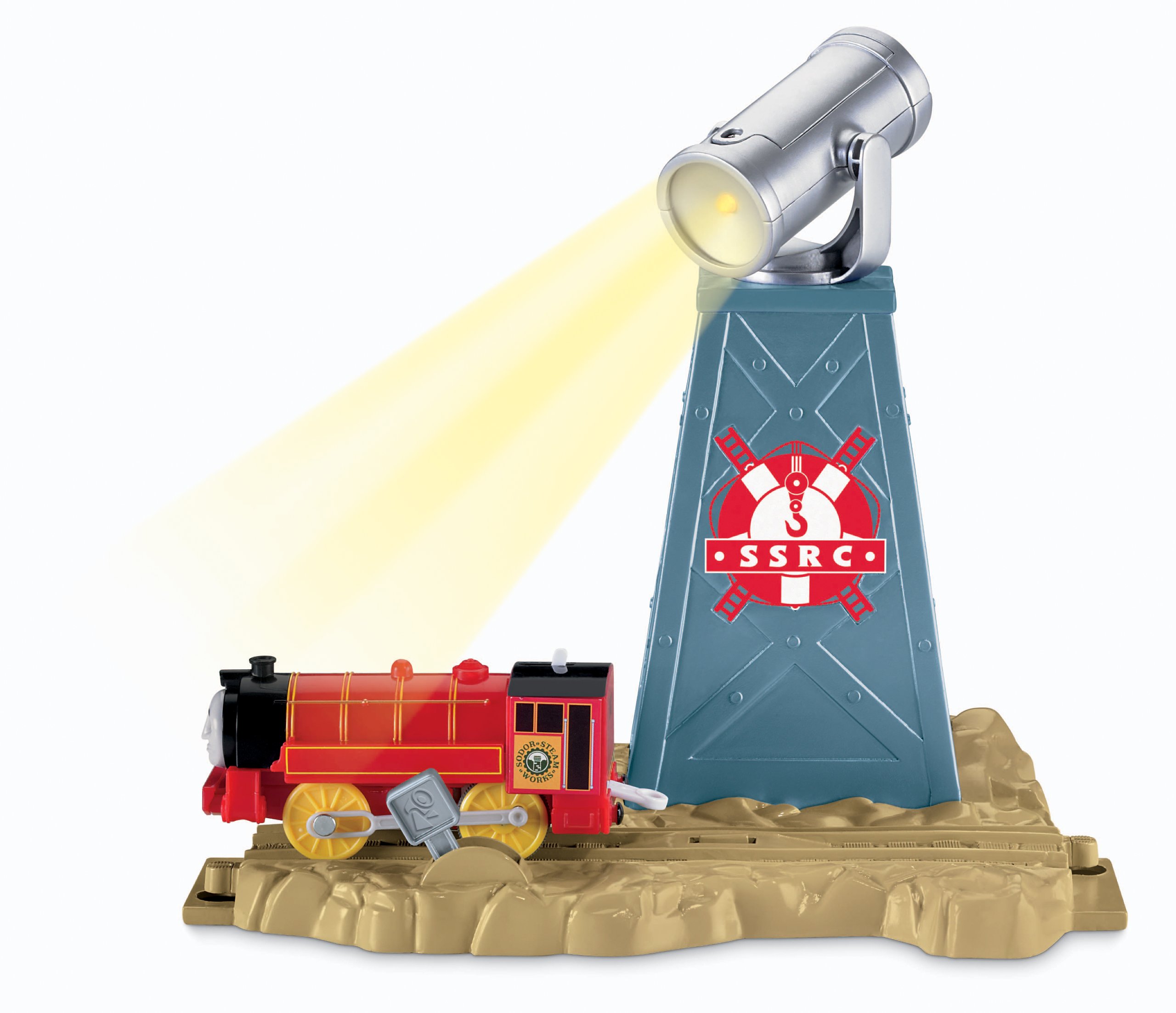 Thomas Le Petit Train - V8902 - Miniaturowy pociąg i kolej - Zestaw docelowy Tracks - Projektor