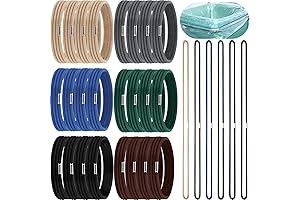 24 Pack Heavy Duty Garbage Can Bands in Vibrant Colors