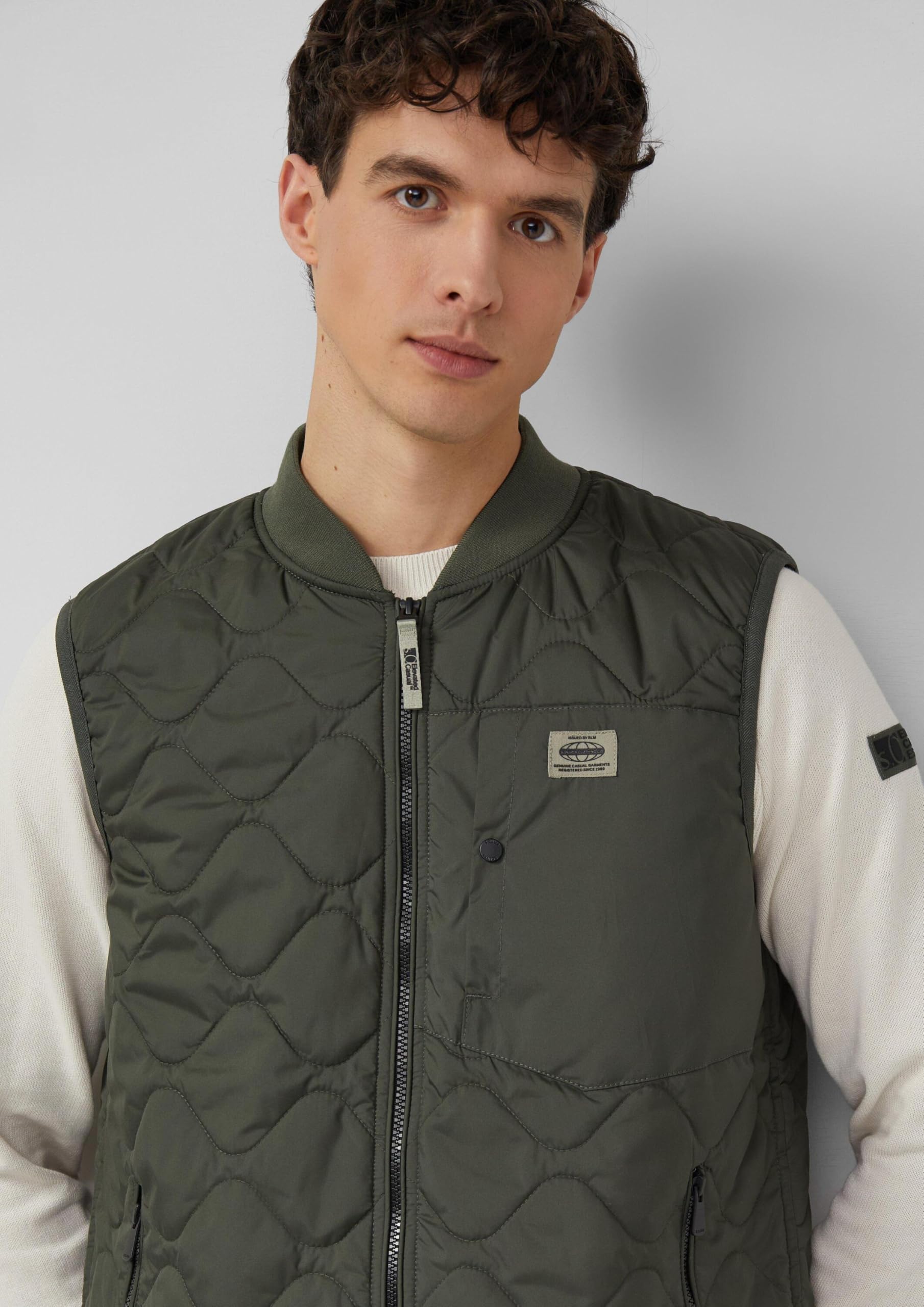 s.Oliver 2179949 Gilet trapuntato Uomo