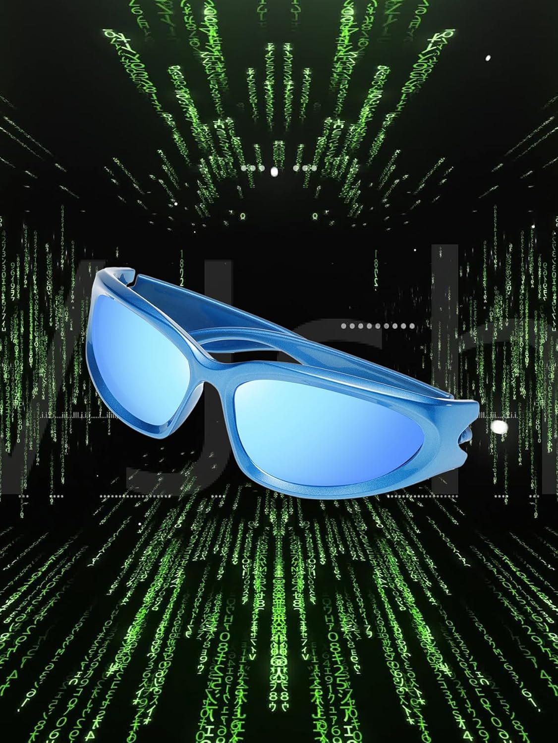 kimorn Y2K Wrap Around Polarized Sunglasses Womens men Swift Oval Fashion Sport Shades Sun Glasses K1273 - Image 2