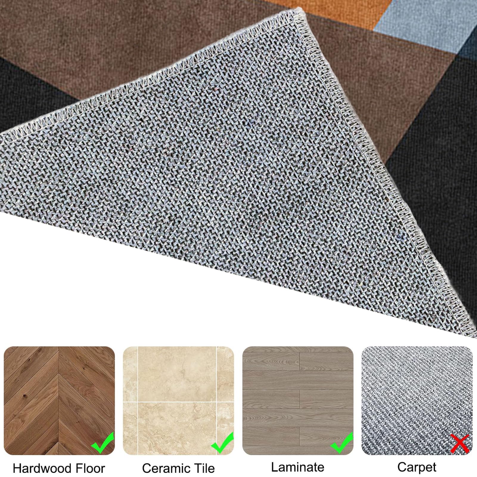 Tapis de Chaise de Bureau Tapis de Protection de Sol Gaming Tapis Gaming Sol Tapis de Protection de Sol pour Sols Durs Tapis sous Chaise Bureau pour Stratifié Parquet Carrelage 160 x 200 cm