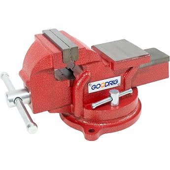 Bench Vice Tabletop Vice, 360 Degree Rotation, Mouth Width 3.0 inches 76 mm, Maximum Opening 3.1 inches 80 mm, 360 Degree Rotation, Workbench, Anvil Vice, Rotating, Machining, Fixed Table Reed Vice