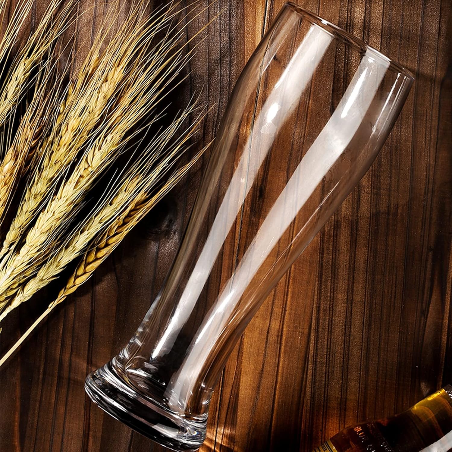 Beer Cup Glass Beer Mug Set of 5 Beer Glasses Large Capacity Beer Stein 650ml The Ideal Beer Cup for Festivals BBQs and Football Games Beer Stein