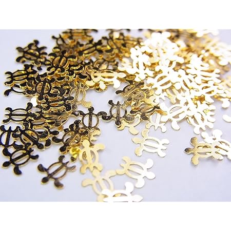 Amazon Jewel 薄型ネイルパーツ ゴールド 亀ホヌ10個 Jewel スタッズ 通販