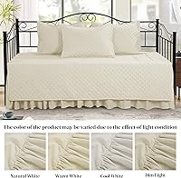 Vista 2 de HOMBYS Juegos de Fundas para Sofá Cama - Juego de Ropa de Cama para Sofá Cama con Costura de Diamante, Ropa de Cama Acogedora para Todas