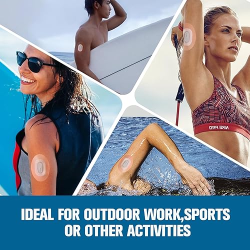 Miniatura 3 de HONYOU Paquete de 25 parches Dexcom G6 impermeables, cinta CGM transparente de alta calidad para sensor de sobreparche G6, fijación de 10 días sin