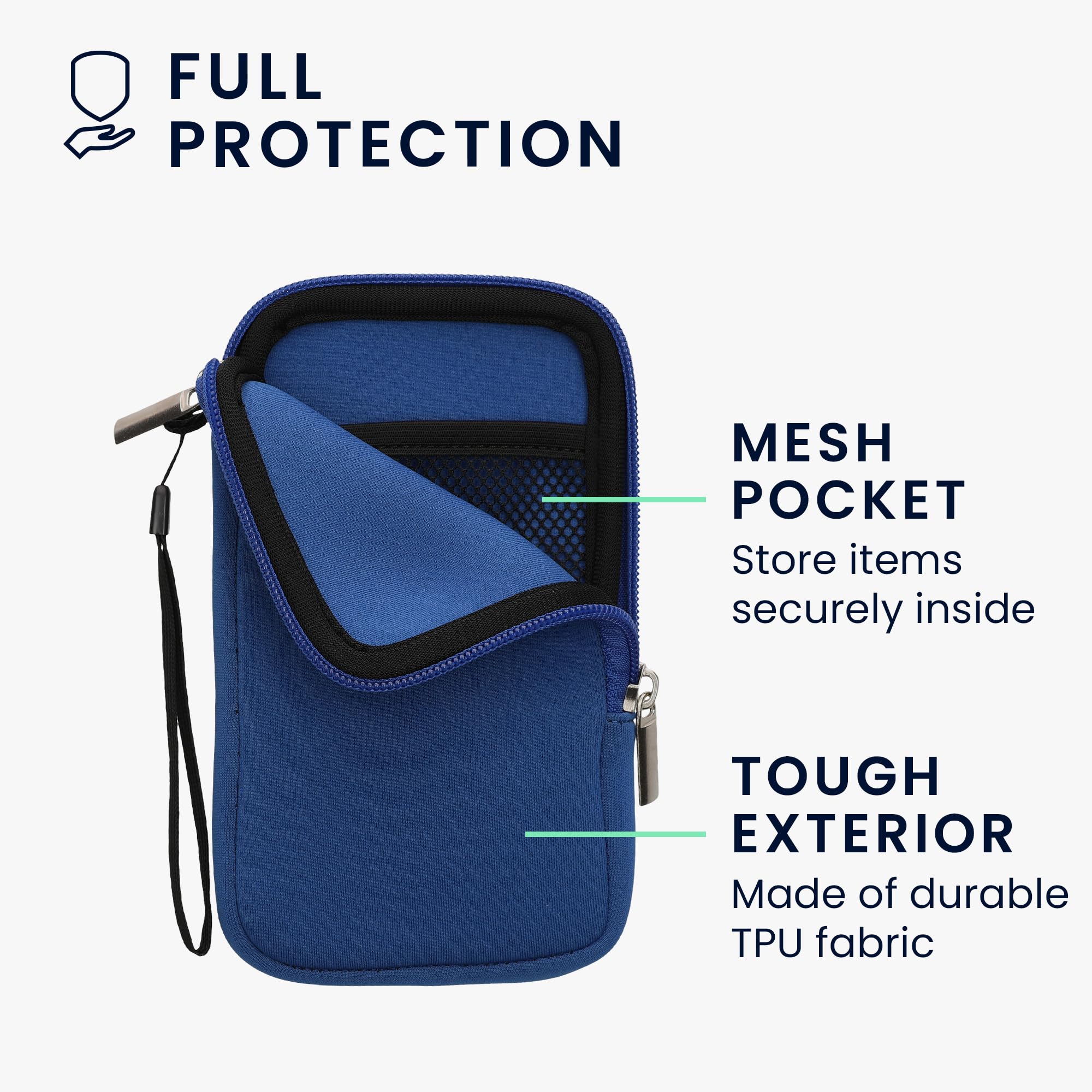 Neoprene Mobile Phone Sleeve Shock Proof Pouch Case For IPhone 15 Plus 14 Plus 14 Pro Max 12 Pro Max Samsung Galaxy S23 Ultra A15 A14 A33 A53 A54 M13 M33 M31