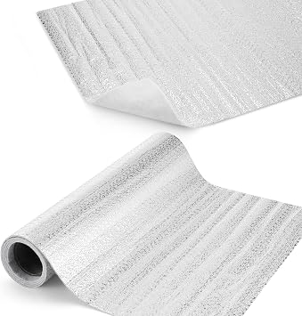 Treela 1 Roll 12 Inch x 1 Yard Heat Resistant Batting for Potholders Insulated Fabric Thermal Lining Batting for PotHolders Heat Reflective Fabric
