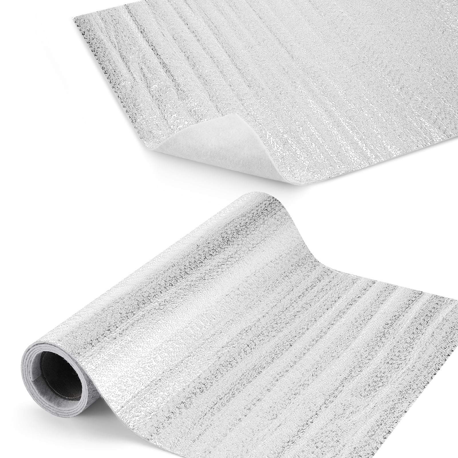 Treela 1 Roll 12 Inch x 1 Yard Heat Resistant Batting for Potholders Insulated Fabric Thermal Lining Batting for PotHolders Heat Reflective Fabric