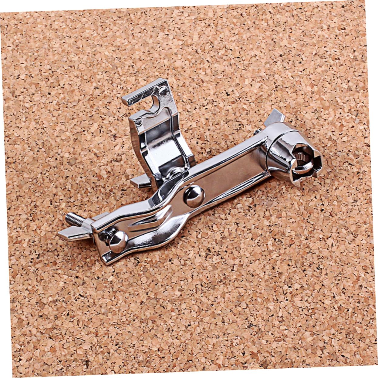 FAVOMOTO Drum Clip Drum Edge Clamp Drum Mounting Hardware Percussion Clamp Tom Clamp Drum Parts Metal Clamp Frame Drum Kit