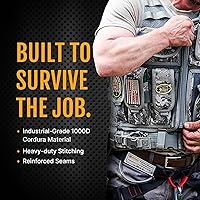 Vista 7 de Spec Ops Tool Gear SF-18 Charlie - Cinturón de herramientas táctico con bolsas grandes, chaleco de trabajo de dispersión de peso - The Engineer