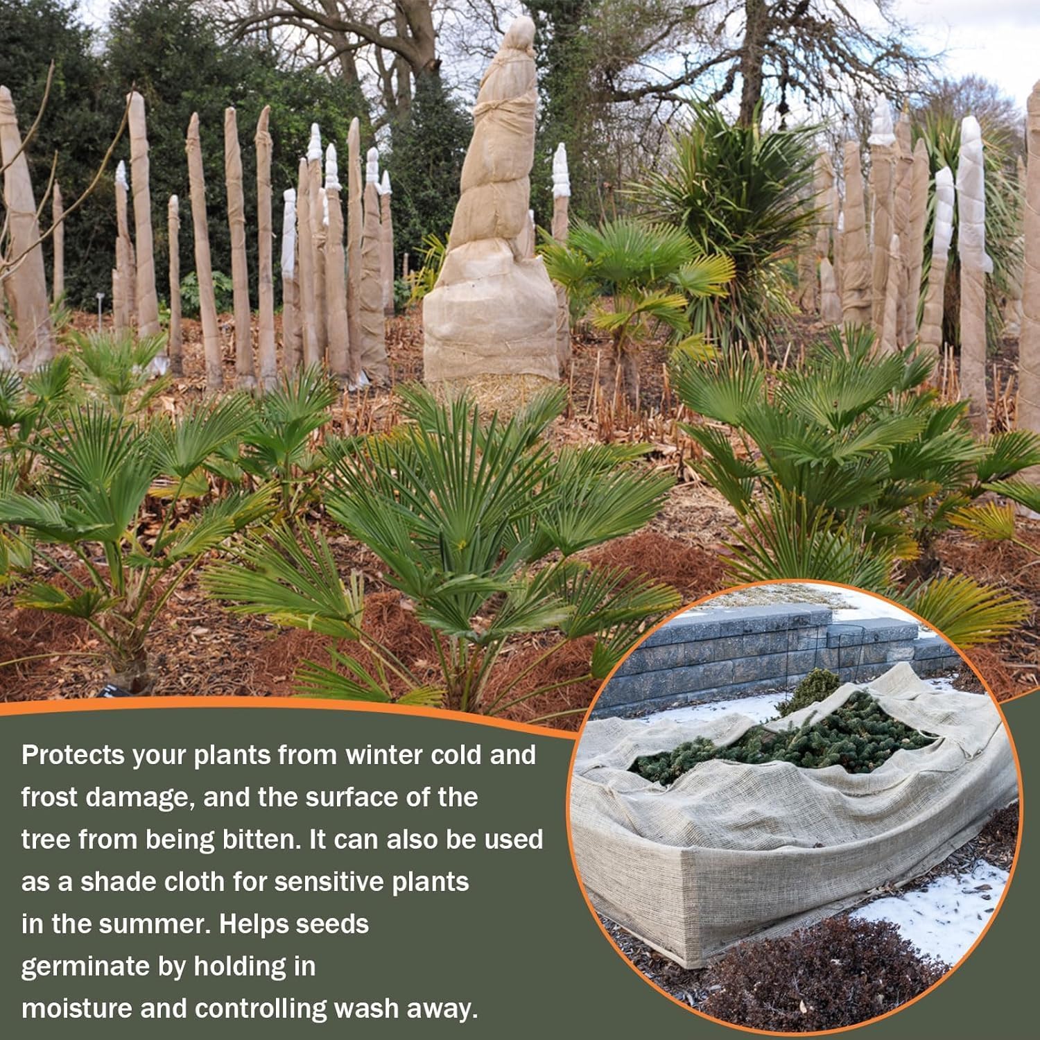 AK TRADING CO. 40" Wide Burlap Fabric 10oz Natural - Heavy Duty 100% Jute Material for Upholstery, Home Décor, Gardening, & Wedding Projects - Eco-Friendly & Biodegradable - 40 Inches x 10 Yards