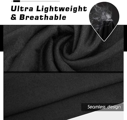 Miniatura 4 de MoKo Polainas de máscara facial, bandana multifuncional, diadema para mujeres y hombres, bufanda para el cuello para ciclismo al aire libre, moto