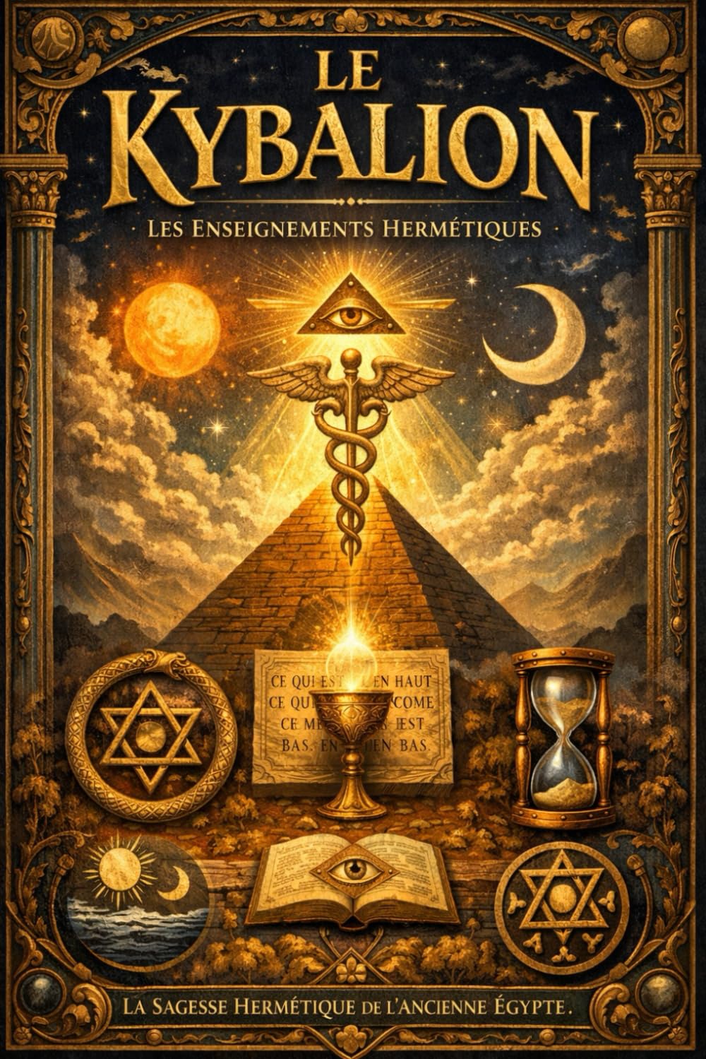 Le Kybalion en français : Les enseignements hermétiques sur la nature mentale de l’univers et la compréhension des principes spirituels transmis dans la tradition d’Hermès Trismégiste