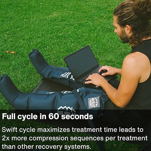 Miniatura 3 de Air Relax Dispositivo de compresión secuencial Plus 3.0 sistema de recuperación de grado médico aprobado por la FDA, mejora la circulación en
