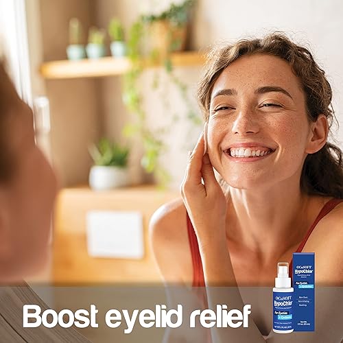 Vista 5 de OCuSOFT HypoChlor Spray - Non-Irritating Hypochlorous Acid Spray & Eyelid Cleanser Solution to Remove Oil & Debris- 2 fl oz