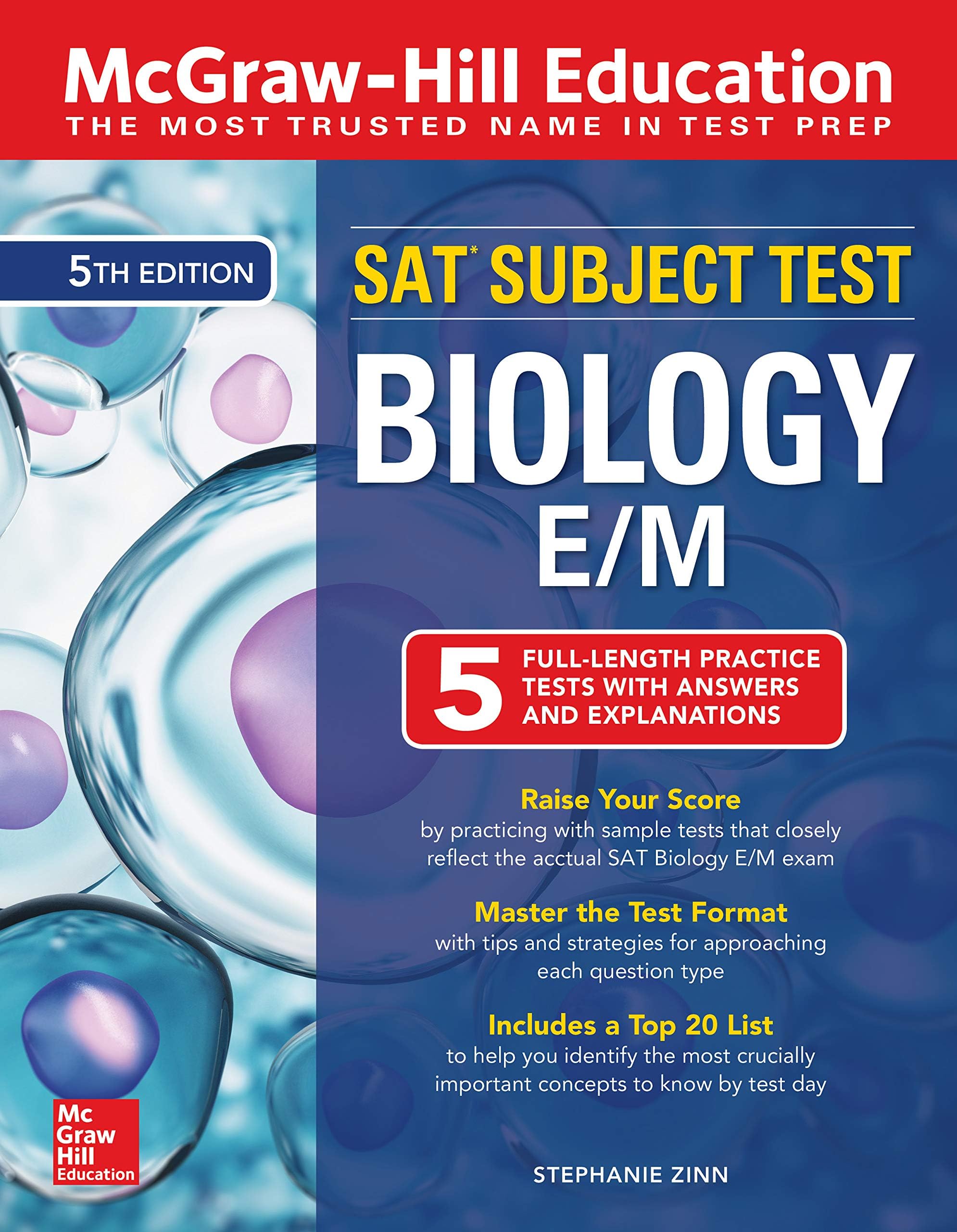 McGraw-Hill Education SAT Subject Test Biology, Fifth Edition