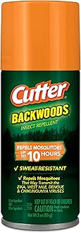 Cutter Backwoods Insect Repellent, Aerosol, 3 Ounce Travel Size, Pack of 12