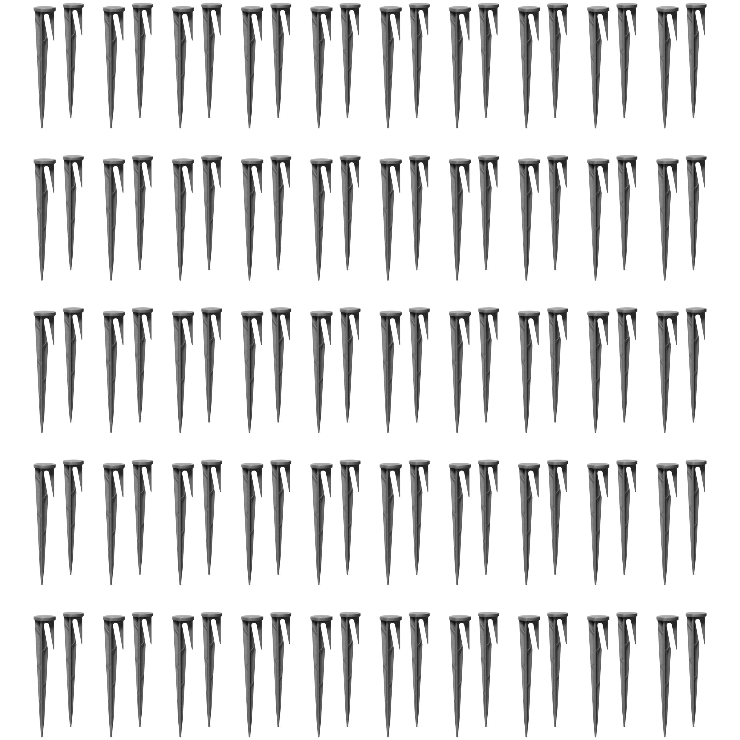 Pegs for Robotic Lawnmower Boundary Wire - Pack of 200 LinePEG, Garden Pegs, Ground Anchors Spikes, Ground Hooks for Robotic Lawn Mower Boundary Cable - Compatible with Gardena, Worx, Bosch, Husqvarna