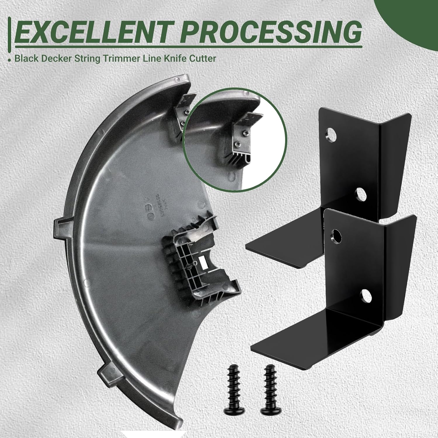 90559116 String Trimmer Line Cut-Off Blade Knife Cutter Compatible with Black Decker GH900,GH912,LST300,LST400,LST420,LST522,LSTE520,LSTE523,LSTE525 String Trimmer,Cut-Off Blade Part 6Pack