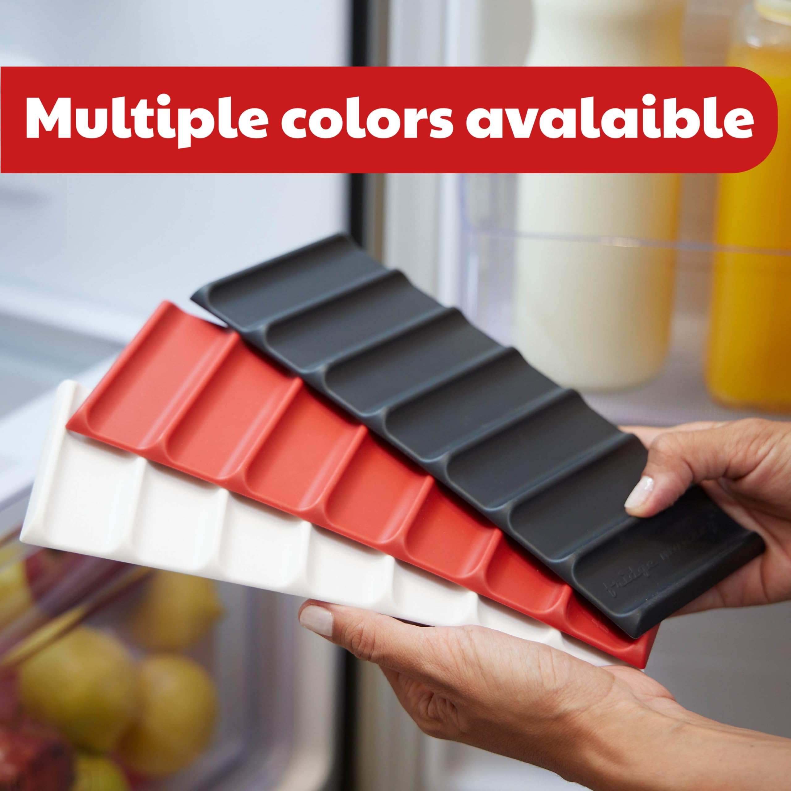 Tapete de mono para nevera, organizador de latas de vino y refrescos para refrigerador, soporte organizador de bebidas que hace que las latas y botellas sean apilables para un fácil almacenamiento, 7