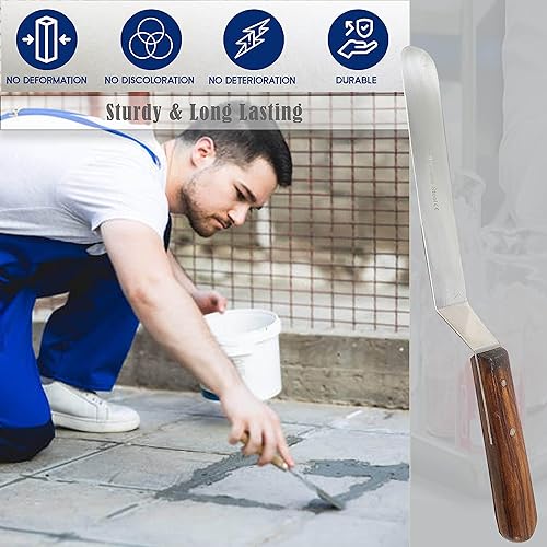 Vista 20 de A2Z Scilab Brand Engineering - Espátula clásica de acero inoxidable (hoja de desplazamiento de 3 pulgadas de largo)