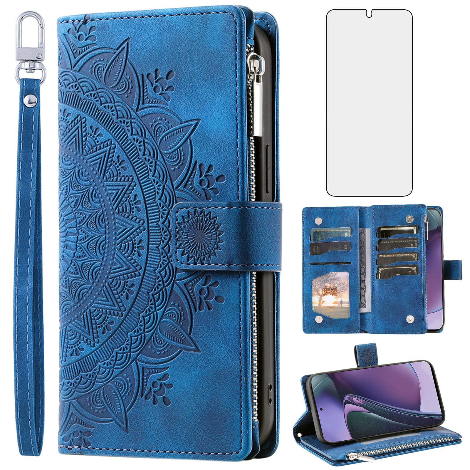 HOT Wallet Case 2021 Moto G Power Case G Stylus Wallet Case