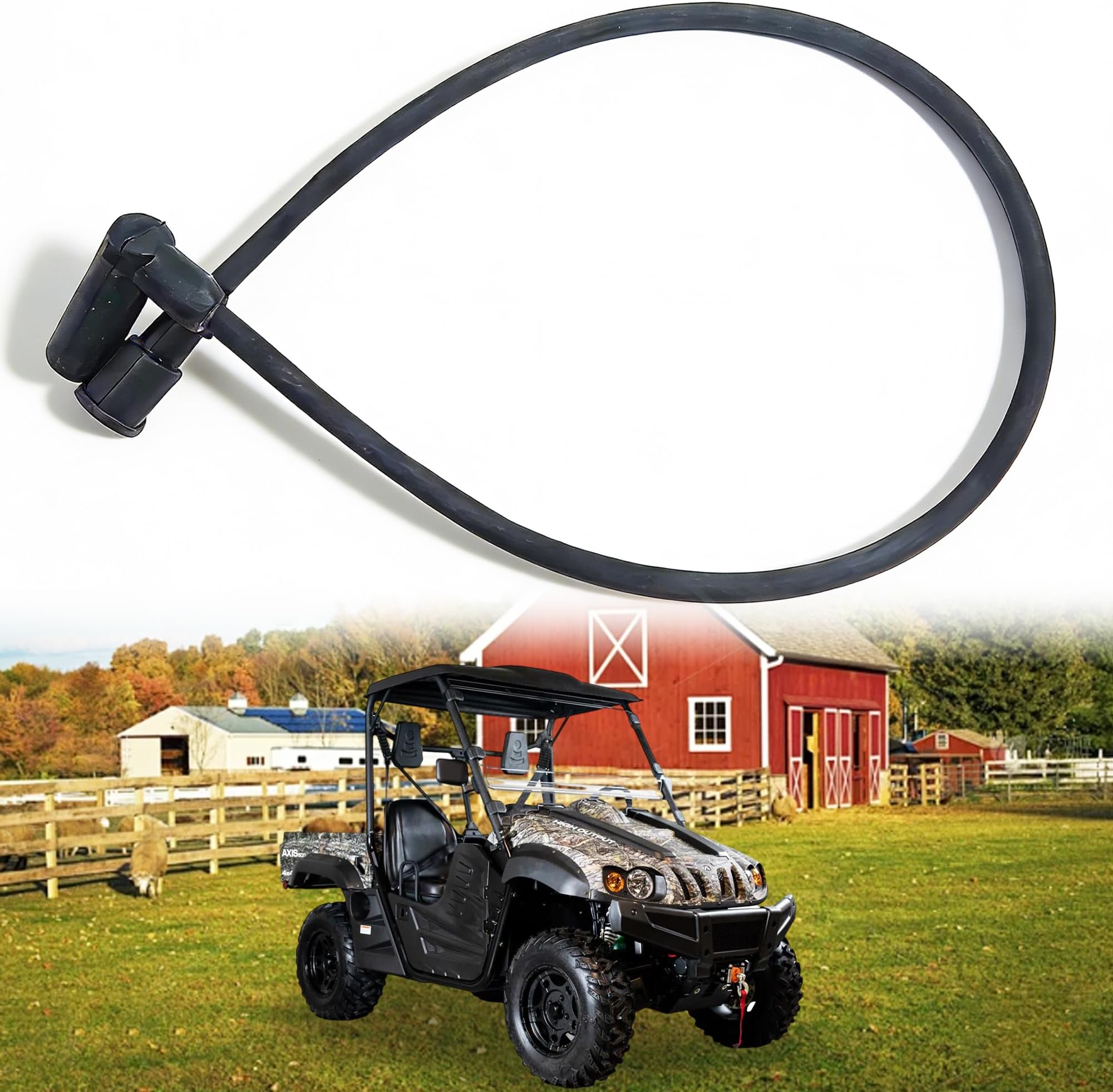OEM Hisun Ignition Coil Plug Wire for Hisun Sector Vector Coleman UTV ATV 250 400 450 500, Massimo msu500, Axis500, Cub Cadet Challenger.Bennche