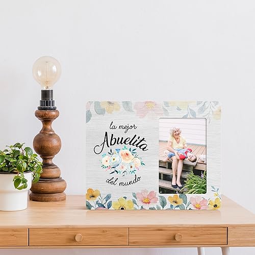 Miniatura 6 de Abuela - Marco de fotos español, regalos para abuela, La Mejor Abuelita Del Mundo, marcos de fotos españoles de madera, 4 x 6 pulgadas
