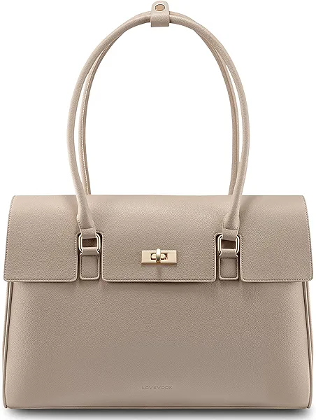 LOVEVOOK Laptop Bag for Women Work Tote Messenger Bag Waterproof Business Office Professional Handbag Shoulder Bag