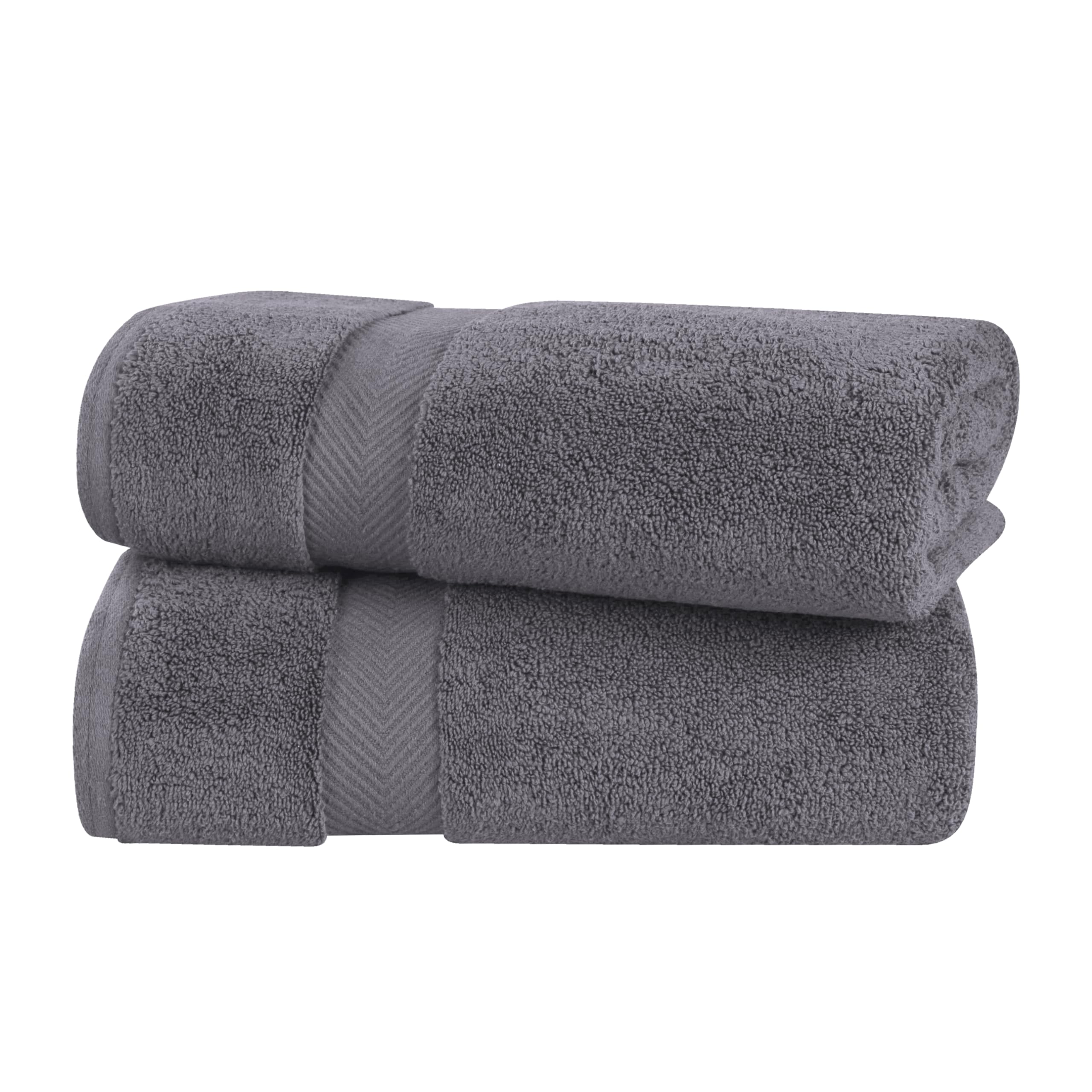 Superior - Kollektion, superweiches und saugfähiges Handtuchset, Baumwolle, grau, 3-teilig