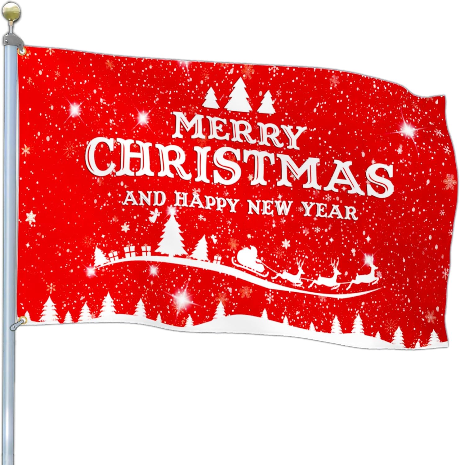 Amazon.com : NASIAN Merry Christmas Flags 3x5 Outdoor Double Sided