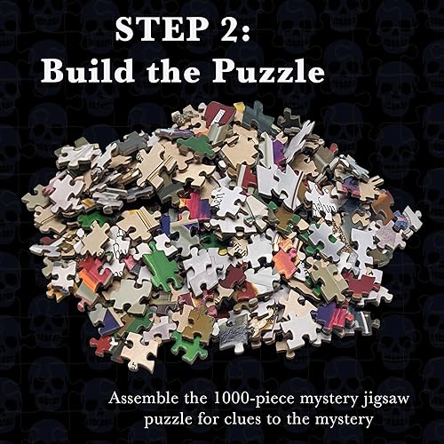 Miniatura 5 de Bepuzzled - Rompecabezas de receta clásica de misterio para asesinato de University Games | Viene con misterio de asesinato y rompecabezas |