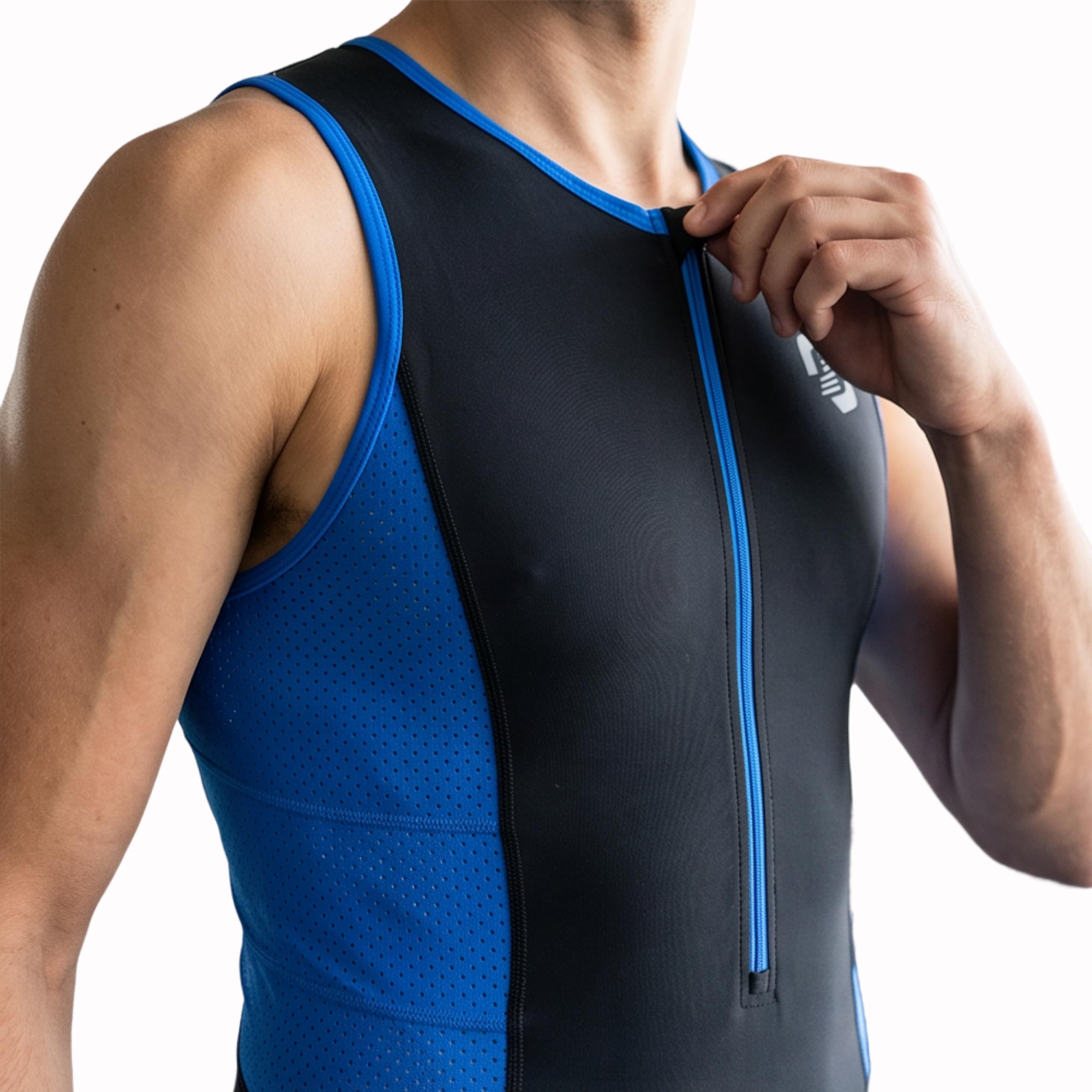 SLS3 Tuta da Triathlon da Uomo Trisuit da 2 Tasche FRT Ottima vestibilità e comodità | Progettato Tedesco 2019