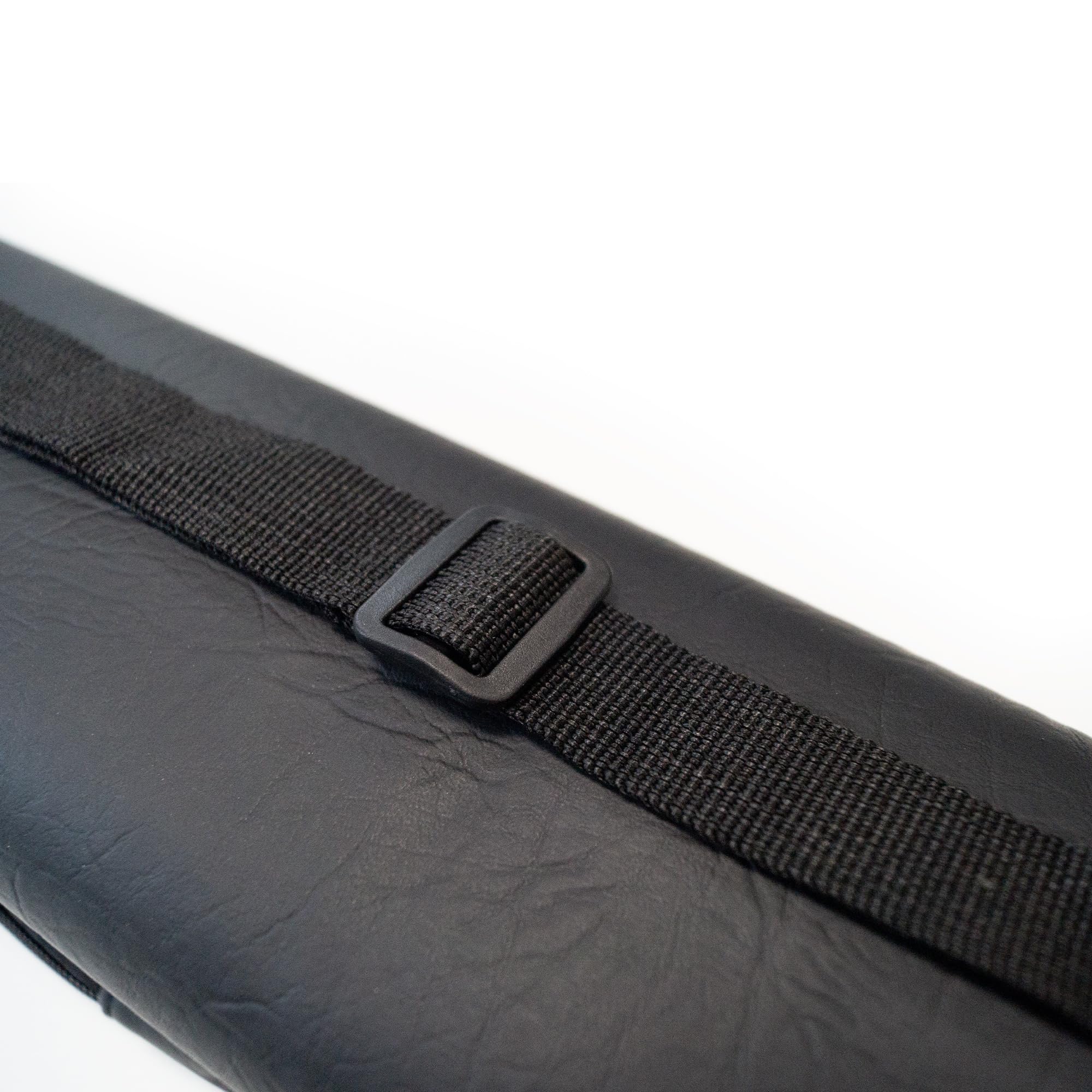 J. Parker Billardköcher für 2 Queues 2/2 & 2/4 Ausführung, hochwertiges Kunstleder Cue-Case für optimalen Schutz, große Zubehörtasche und Tragegurt, Länge 85 cm
