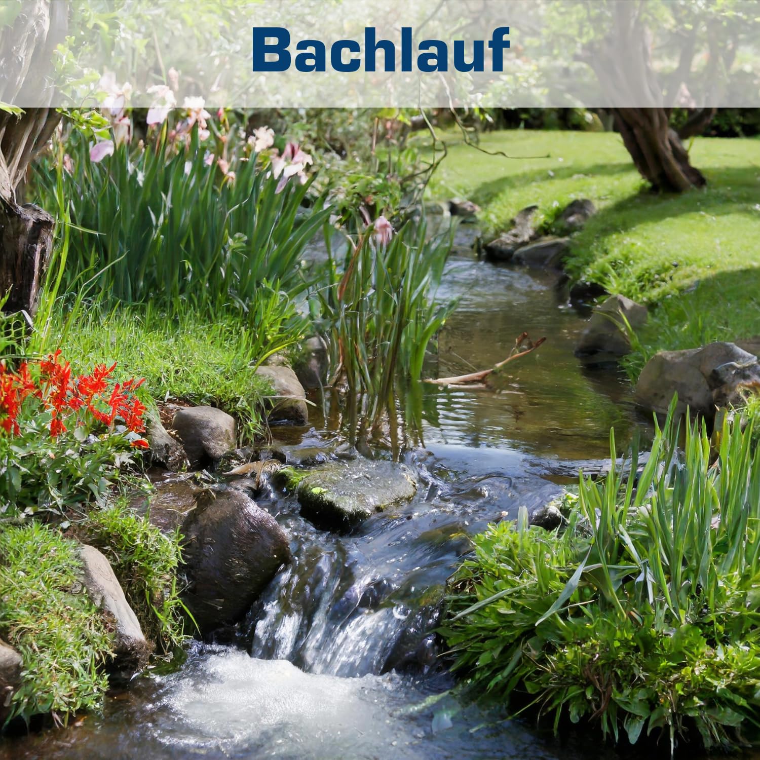 Rohrpumpe 55000 L/H, 560 Watt energiesparend, 5,2m Förderhöhe, 12m Kabel, Strömungspumpe | Umwälzpumpe | Gartenteichpumpe | Bachlaufpumpe | Teichpumpe | Hochleistungs Teichpumpe